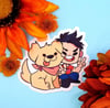 Markiplier and Chica Vinyl Sticker