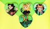 Variants Heart Buttons 2.2"