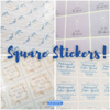 Square Stickers 
