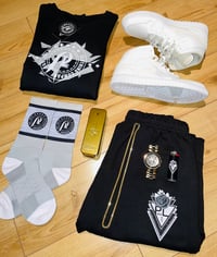 Image 5 of PL Premium Crews (Grey/White/Black)-M/L