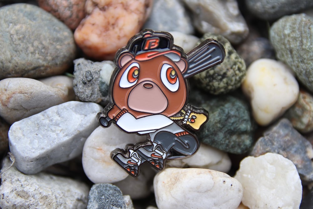 Image of Beary Pin - City Orange