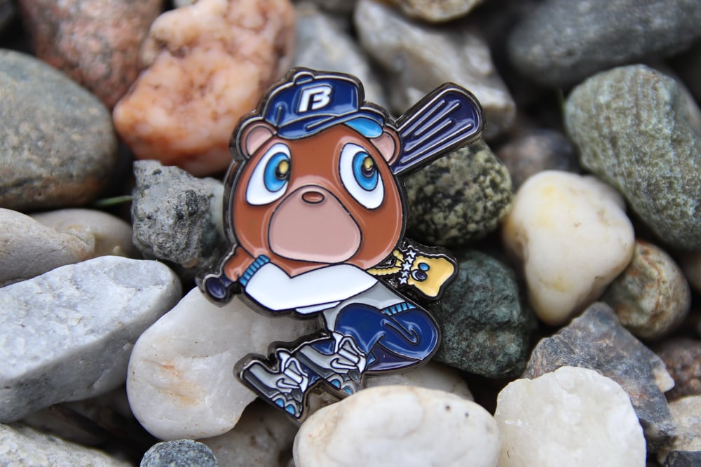 Image of Beary Pin - SoCal Blue