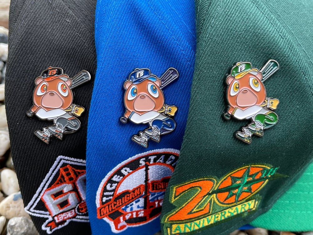 Image of Beary Pin - SoCal Blue