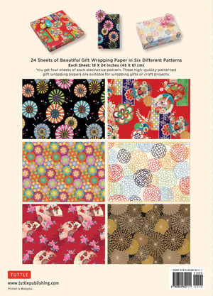 Image of Chiyogami Patterns Gift Wrapping Paper Book