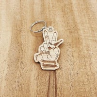 Image 2 of Wooden Keychain 