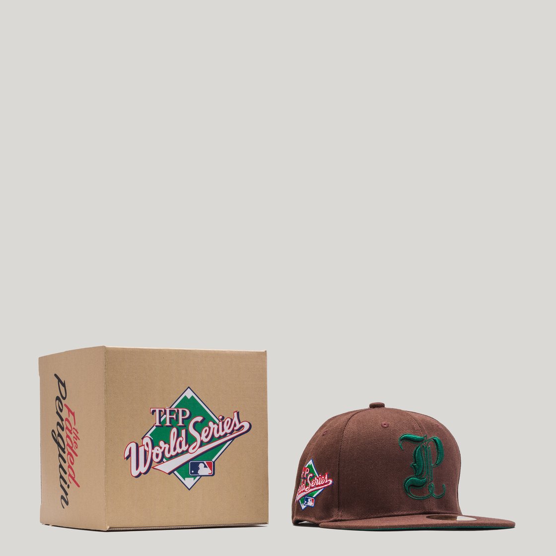 Image of theFADEDpenguin™ x New Era "World Series" Fitted (Brown)