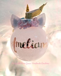 Image 3 of Unicornament ~3" with Optional Personalization (please read description carefully)
