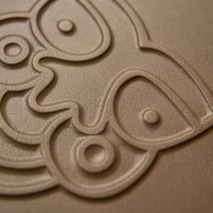 Image of Brown "Souleyman" Leather Art