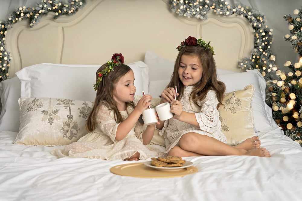 Image of Fireplace/Bed Set Holiday Sessions
