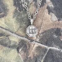 Image 1 of Mini Double W Logo/Skull Pendant