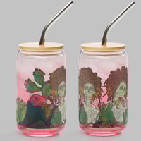 Image 1 of Drought 16 oz. Glass With Metal Straw