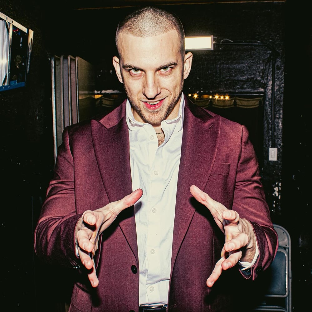 Image of Burgundy Suit