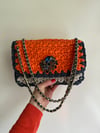 MEGA PEPITE NAVY / ORANGE / BEIGE 