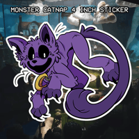 Monster Catnap Sticker (PRE-ORDER)