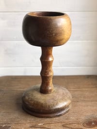 Image 3 of Heavy turned wooden chalice