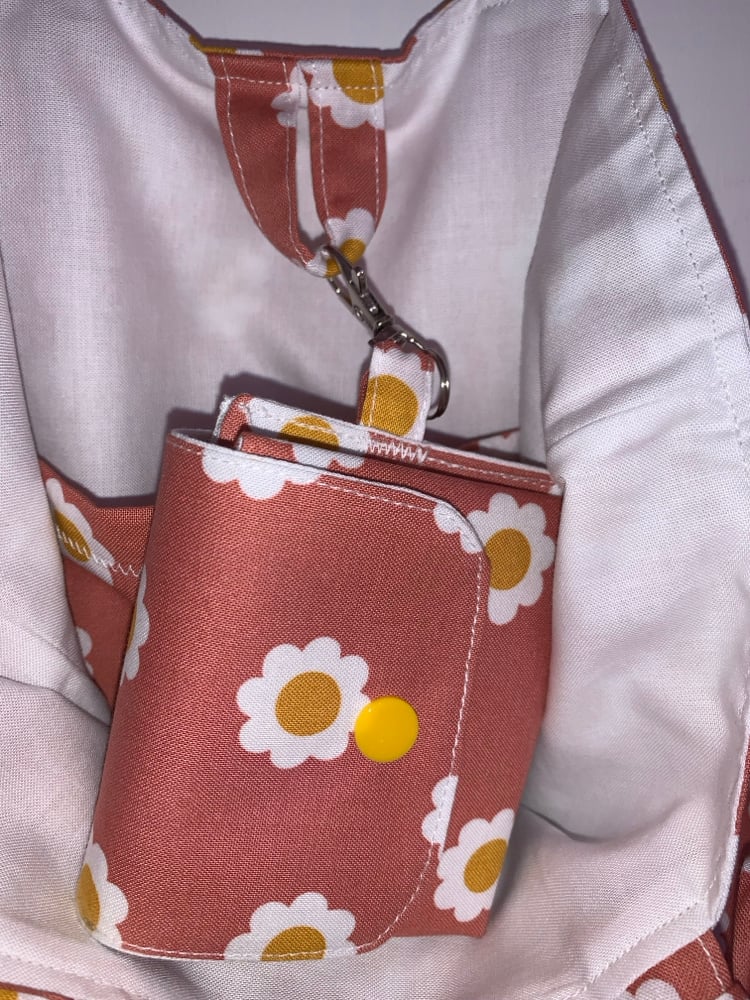 Image of Daisy Tote Bag / Card Holder 