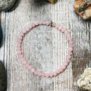 Image 1 of “Healing my Heart” Rose Quartz 4mm Bracelet