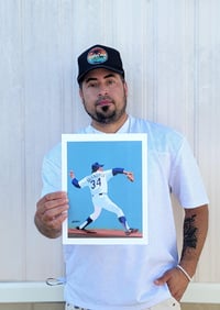 Image 2 of Fernando Valenzuela Art Print