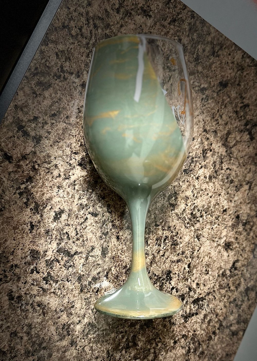 Image of Personalized Goblet Wine Glass