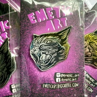 Image 2 of Black Cat Hard Enamel Pin