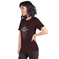 Image 14 of Geometric UFO Alien Unisex t-shirt