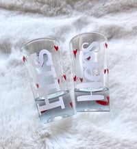 Image 2 of Matching Couples Shot Glasses 