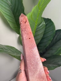 Image 2 of XL PINK AMETHYST OBELISK -BRAZIL- B