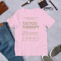 Image 2 of Unisex t-shirt tattoo therapy 