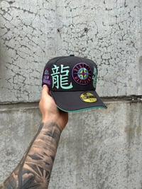 Image 1 of CELESTIAL MULTI TONE SEATTLE MARINERS CUSTOM FITTED CAPS