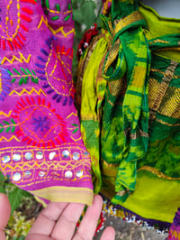 Image 5 of Boho slip skirt lime yellow green
