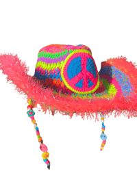 Image 1 of Peace cowboy hat