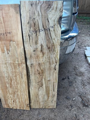 Figured/spalted maple slab 4