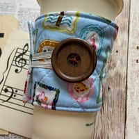Image 3 of “Beach Vibes” Quilted Hot/Cold Cup Cozy