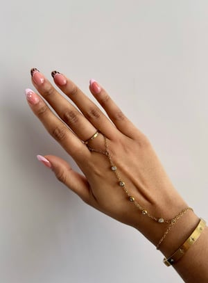 Image of LYRA Hand Chain | Gold Plated 