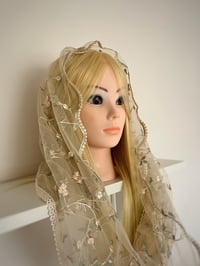 Image 1 of Floral Infinity Veil