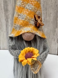 Image 4 of Harris Tweed Wee Bee Gnome