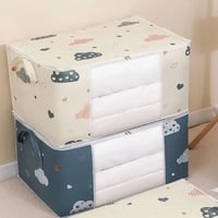 Image 4 of Foldable Non-Woven Storage Box – Portable Clothes & Quilt Organizer Bag for Home & Travel