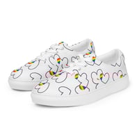 Image 4 of #LOVEWINS lace-up canvas shoes