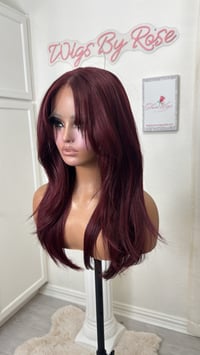 Image 16 of Cherry curtain bangs luxury (ready to ship) 