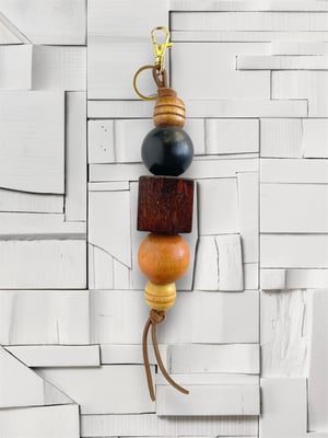Image of BRUTALIST BLOCK BAG CHARM / KEYCHAIN #1