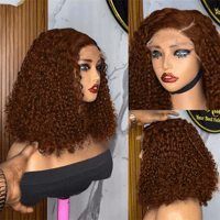 Image 2 of #4 Deep Curly  Bob Wig