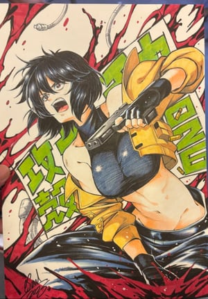 Image of Original Art  - Motoko Kusanagi -  Ghost in the Shell // Ling Ruby (eSoul)