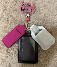 Social Worker Reel - Badge Holder 