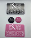 Fck Cancer Badges and Stickers