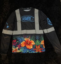 Image 1 of Hi viz Blue Floral Long Sleeve 