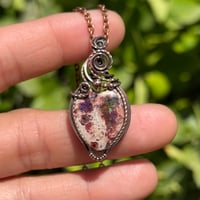 Image 1 of Mexican Fire Opal Heart ❤️