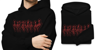Image 1 of Iron K Oversized Hoodie (red lettering)