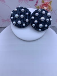 Image 4 of   Button Earrings #2