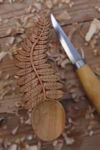 Image 1 of Fern Leaf Spoon 