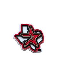 Image 1 of Astros Broken Star Croc Charm